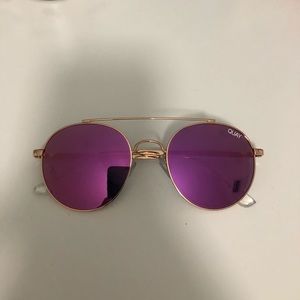 QUAY “outshine” sunglasses pink with rose gold